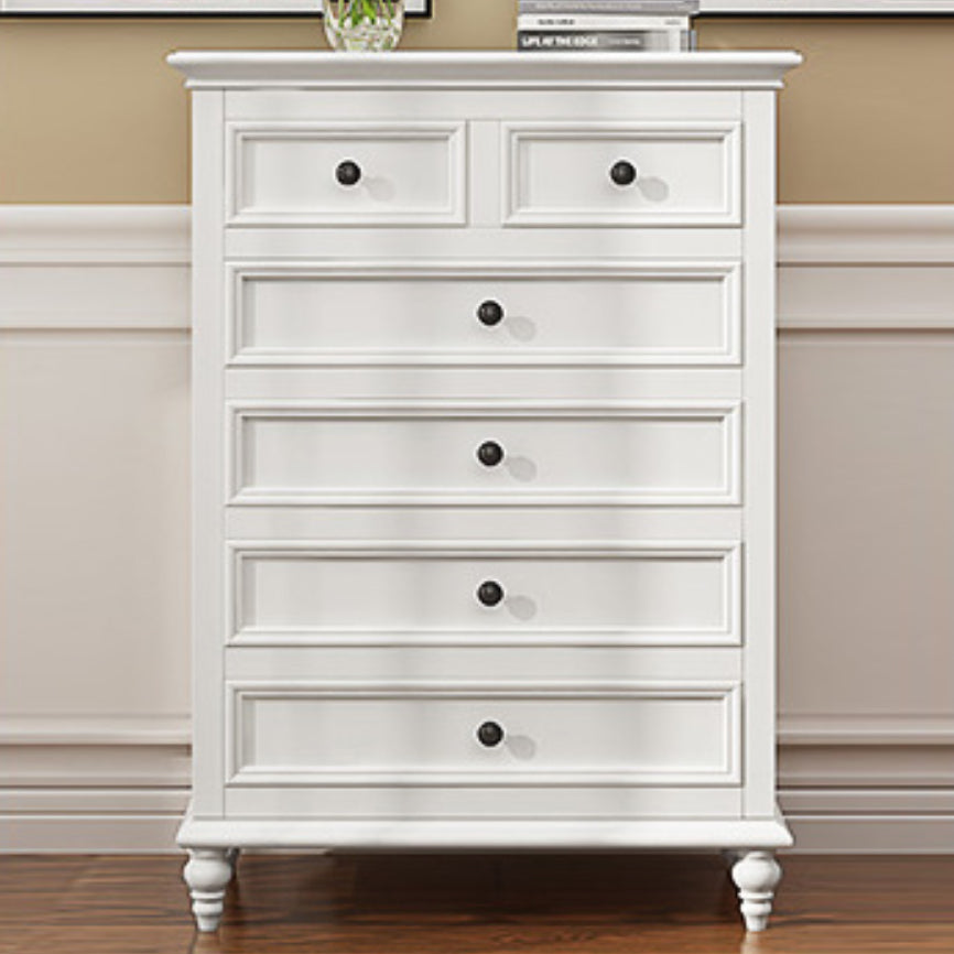 American Traditional Lingerie Chest Birch Storage Chest Dresser for Bedroom