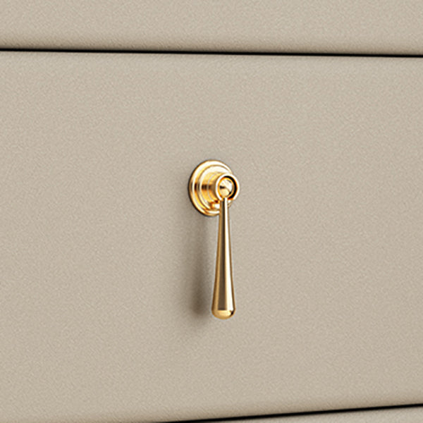 Classic Glam Storage Chest Stone Dresser with 5/4/3 Drawers , 15.6 Inch Width