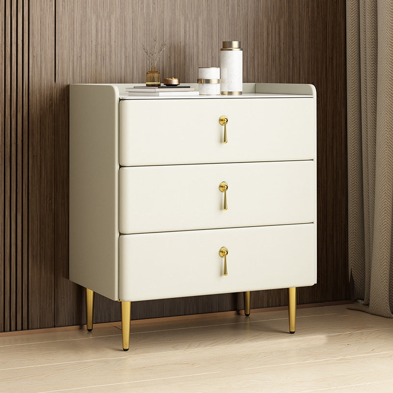 Classic Glam Storage Chest Stone Dresser with 5/4/3 Drawers , 15.6 Inch Width