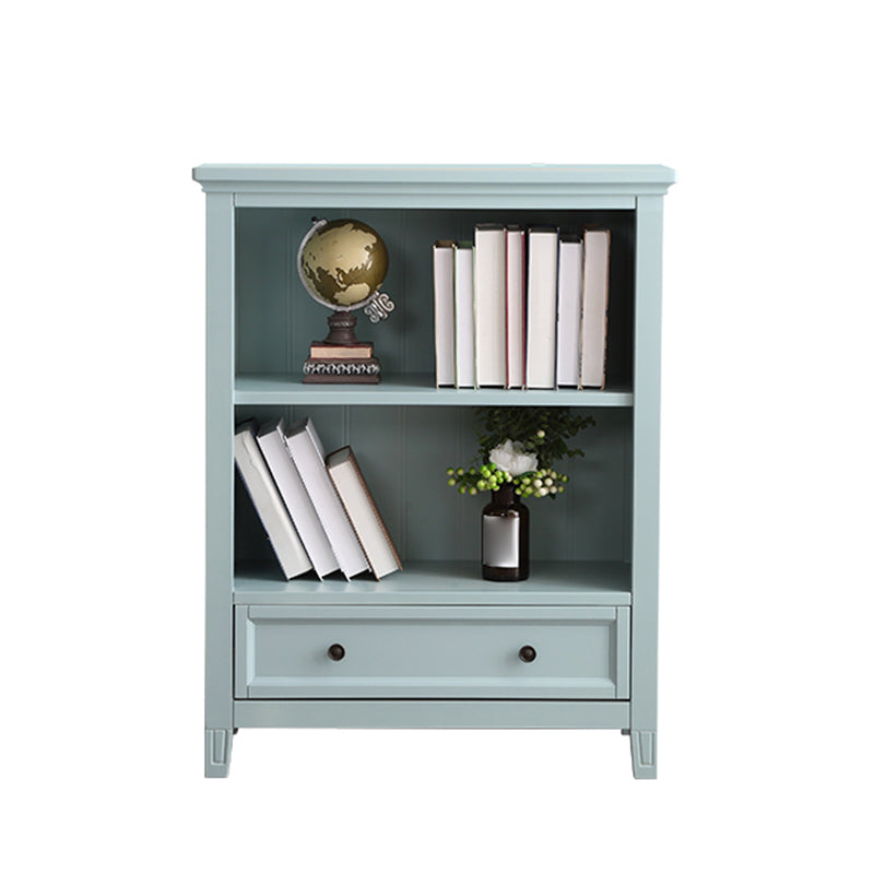 Modern Closed Back Standard Bookshelf Wooden Bookcase with Shelves for Study Room