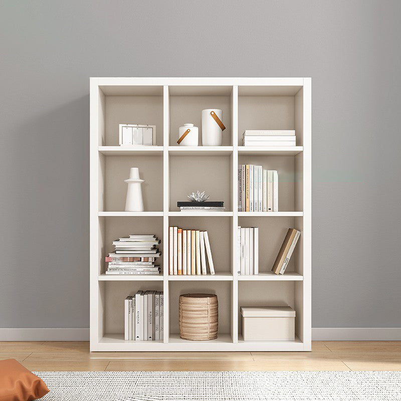 Closed Back Standard Bookcase Scandinavian Engineered Wood Bookshelf