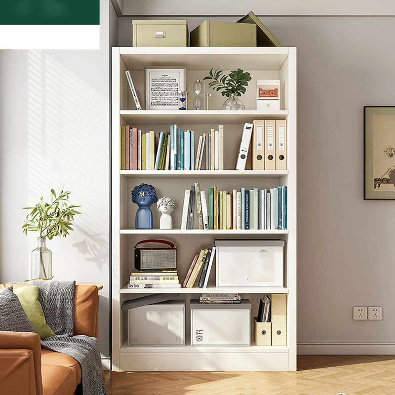 Closed Back Standard Bookcase Scandinavian Engineered Wood Bookshelf
