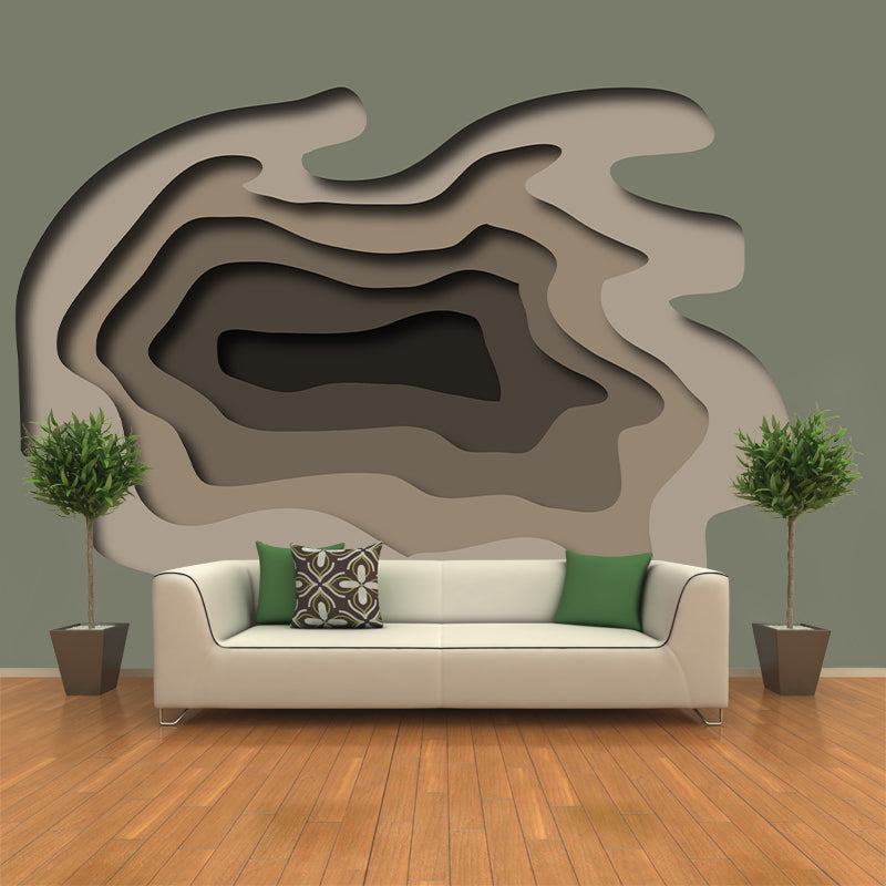 Abstract Style Washable Mural Wallpaper Illustration Indoor Wall Mural