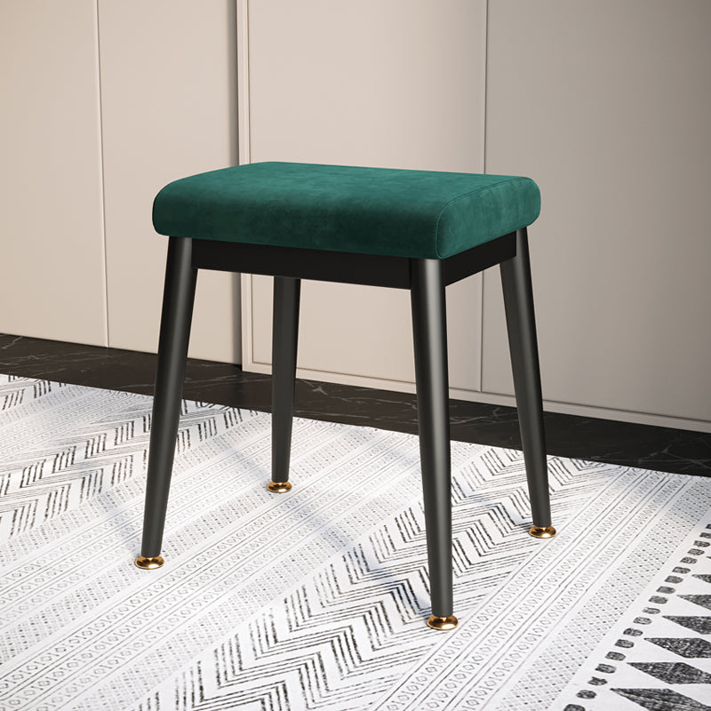 Fabric Standard Stool Modern Style Simple Household Rectangular Stool