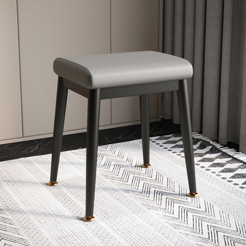 Fabric Standard Stool Modern Style Simple Household Rectangular Stool