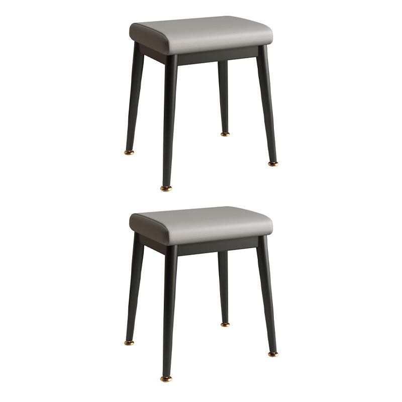Fabric Standard Stool Modern Style Simple Household Rectangular Stool