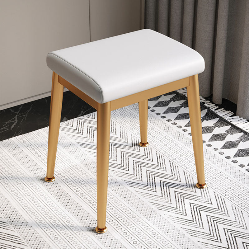Fabric Standard Stool Modern Style Simple Household Rectangular Stool