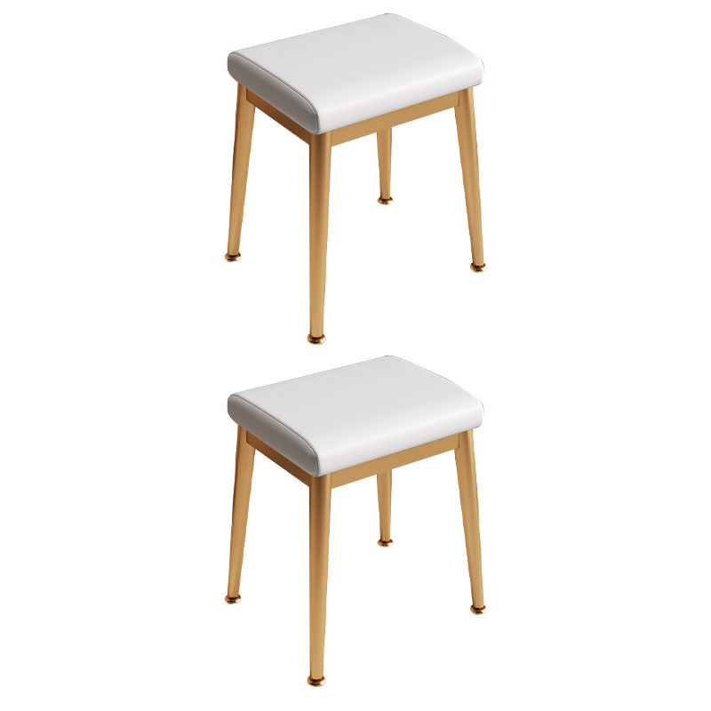 Fabric Standard Stool Modern Style Simple Household Rectangular Stool