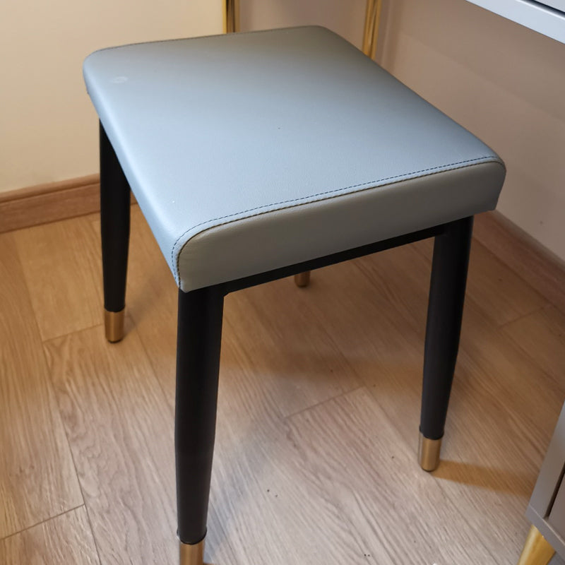 Fabric Standard Stool Modern Style Simple Household Rectangular Stool