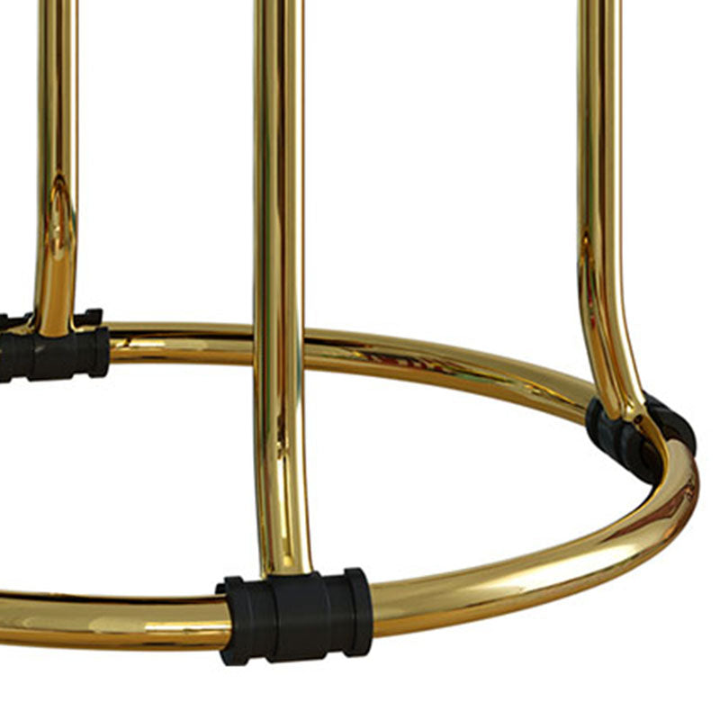 Fabric Standard Stool Modern Style Simple Household Round Stool