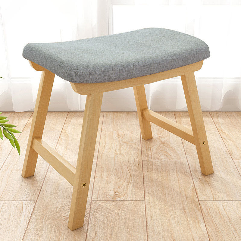 Cotton Standard Stool Modern Style Simple Household Rectangular Stool