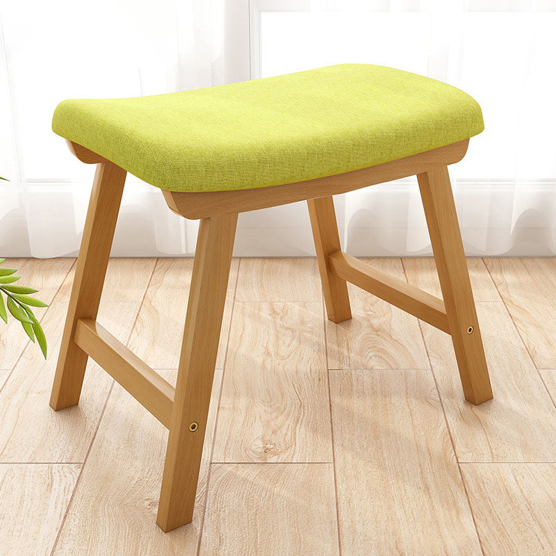 Cotton Standard Stool Modern Style Simple Household Rectangular Stool