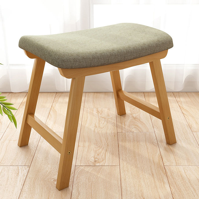 Cotton Standard Stool Modern Style Simple Household Rectangular Stool