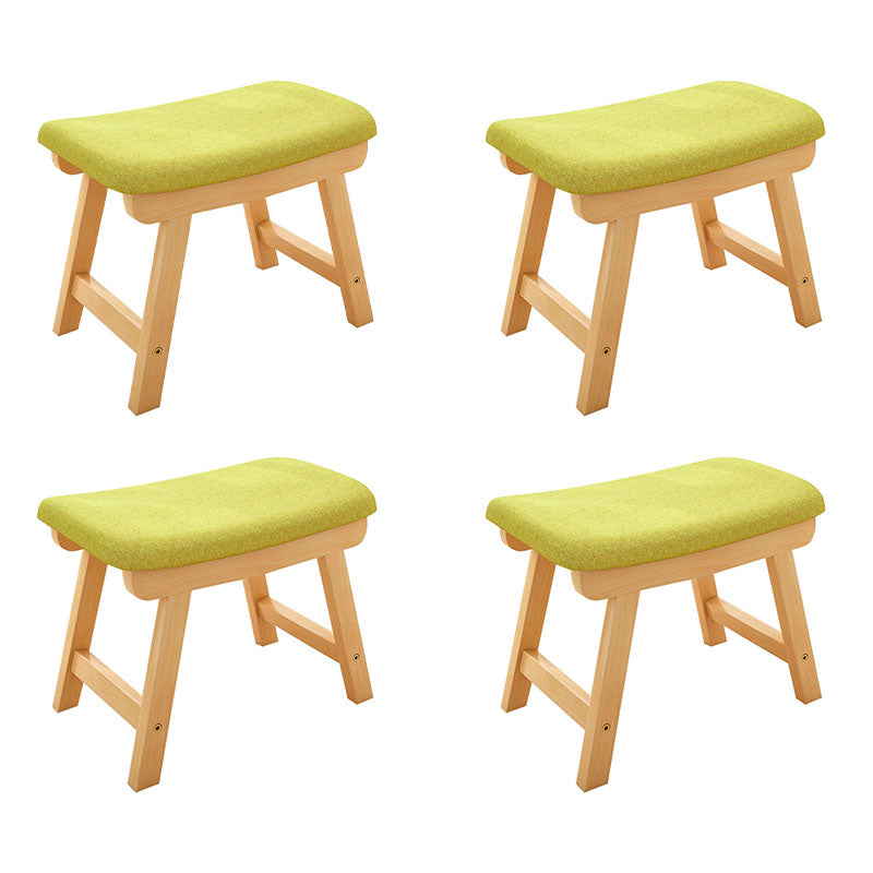 Cotton Standard Stool Modern Style Simple Household Rectangular Stool