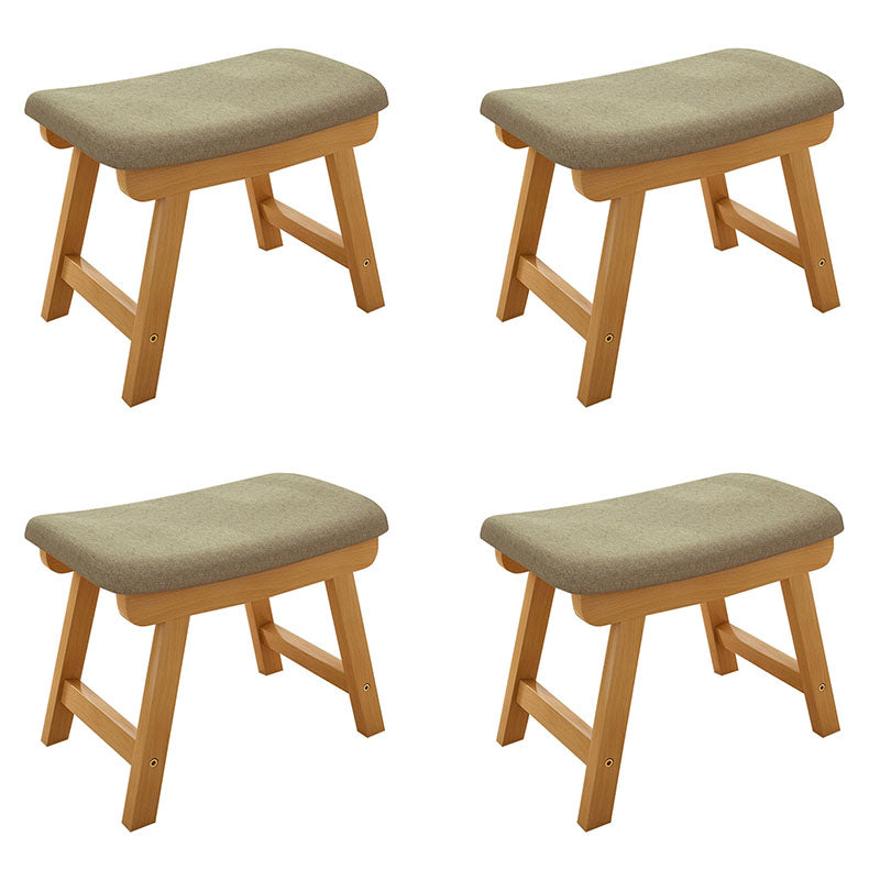 Cotton Standard Stool Modern Style Simple Household Rectangular Stool