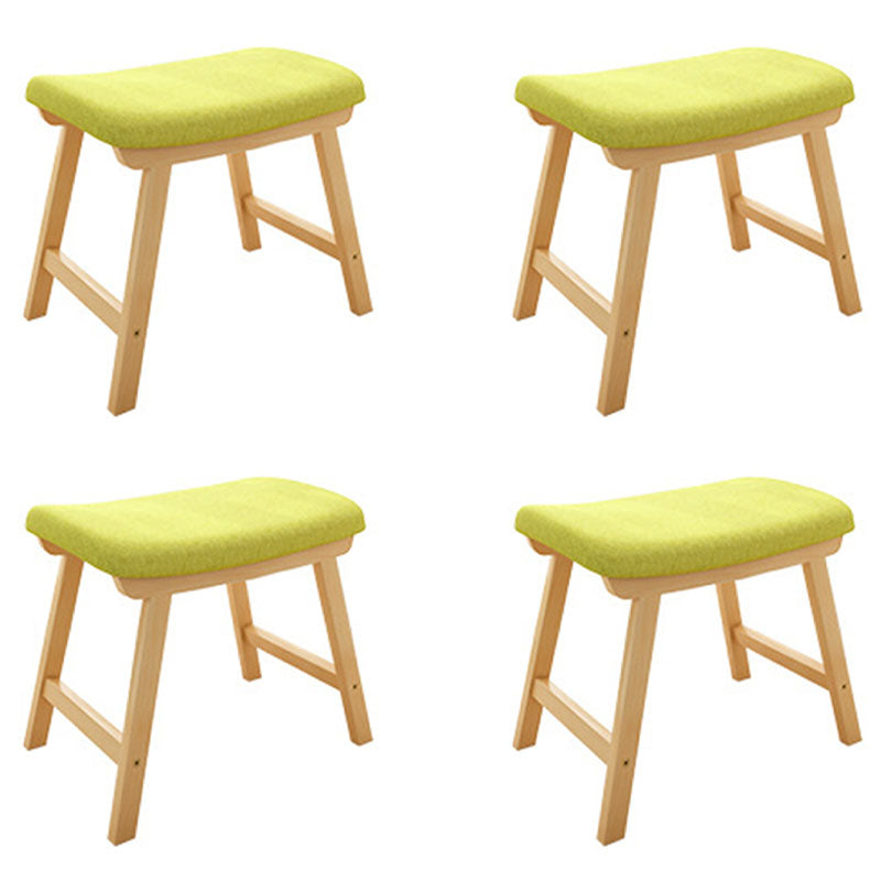 Cotton Standard Stool Modern Style Simple Household Rectangular Stool
