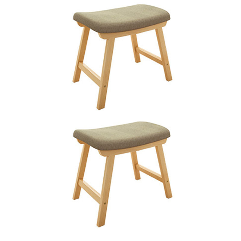 Cotton Standard Stool Modern Style Simple Household Rectangular Stool