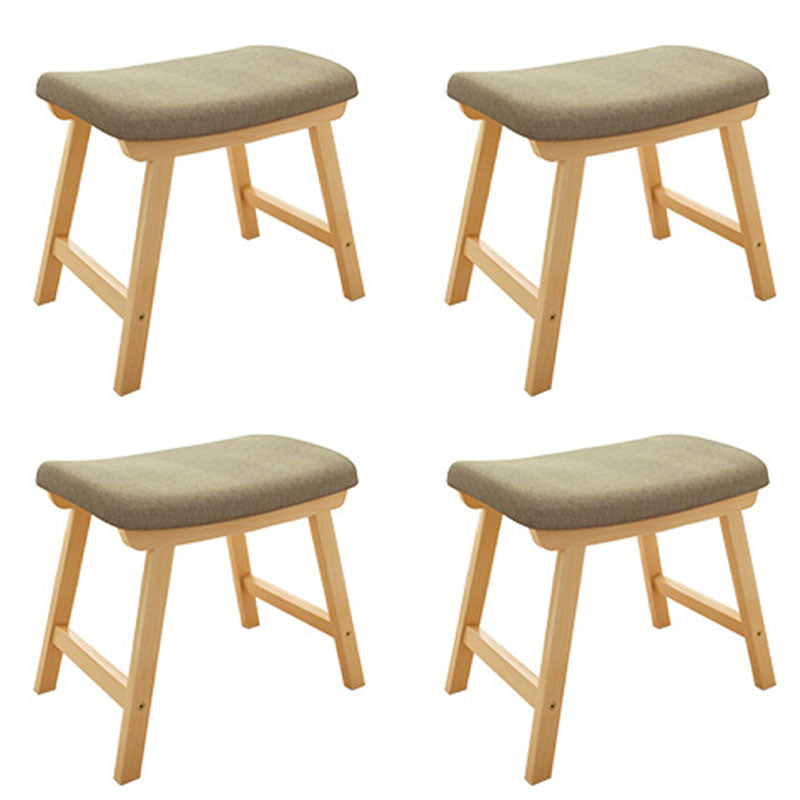 Cotton Standard Stool Modern Style Simple Household Rectangular Stool