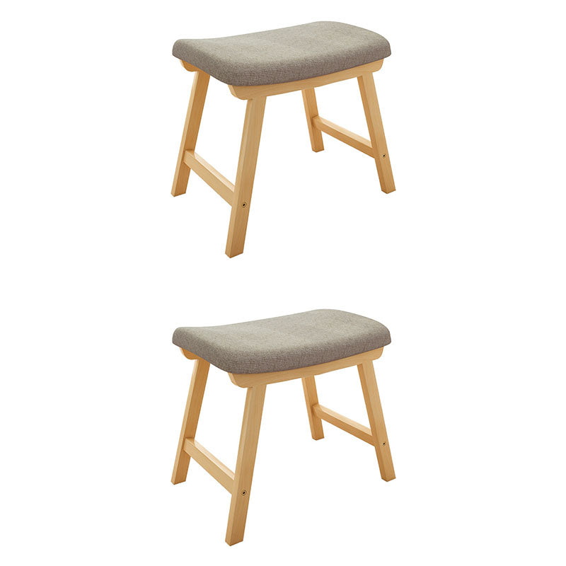 Cotton Standard Stool Modern Style Simple Household Rectangular Stool