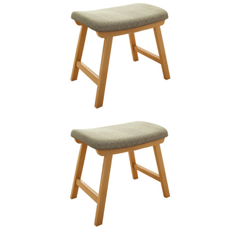 Cotton Standard Stool Modern Style Simple Household Rectangular Stool