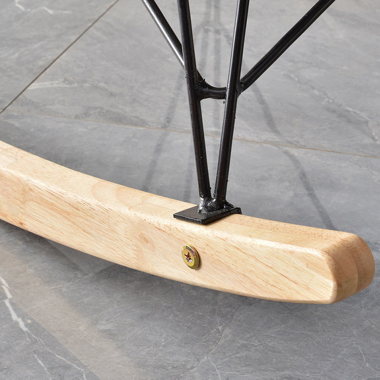 Contemporary Style Nursery Rocking Chair Indoor Rocking Chair with Ottoman