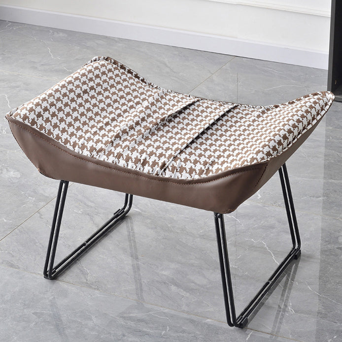 Contemporary Style Nursery Rocking Chair Indoor Rocking Chair with Ottoman