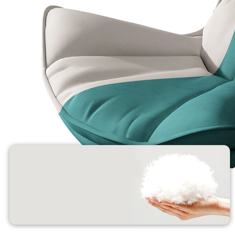 Indoor Leisure Lazy Sofa Chair Modern Style Upholstered Rocking Chair