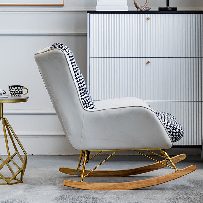 Living Room Light Luxury Lazy Sofa Chair Leisure Chaise Home Rocking Chair