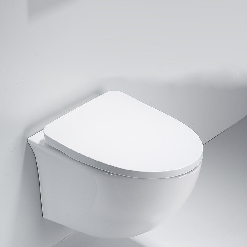 Contemporary One Piece Toilet Bowl Wall Mount Porcelain Flush Toilet