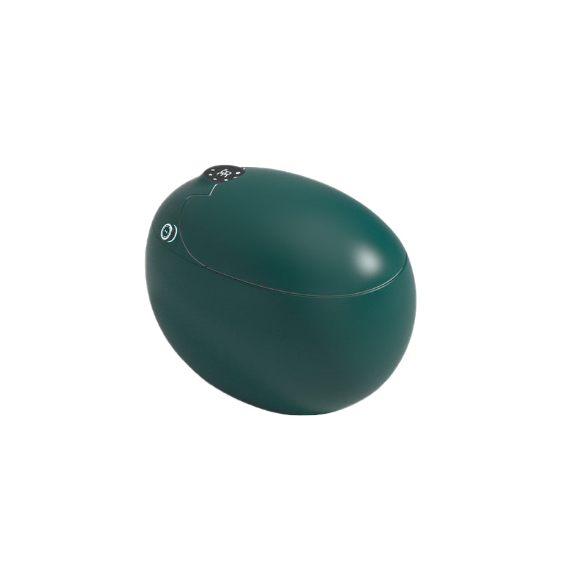 Contemporary Ceramic Flush Toilet Heated Seat Included Urine Toilet for Bathroom
