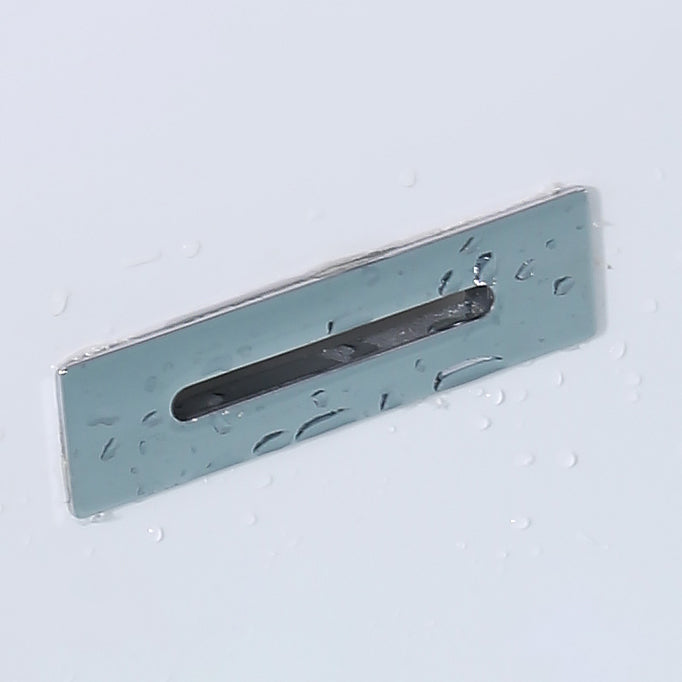Modern Rectangular Bathtub Freestanding Acrylic Soaking White Bathtub (Board not Included)