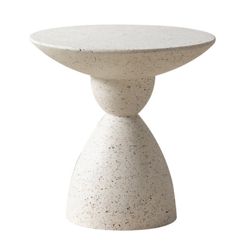 Metal Pedestal Coffee Table Contemporary White Coffee Cocktail Table
