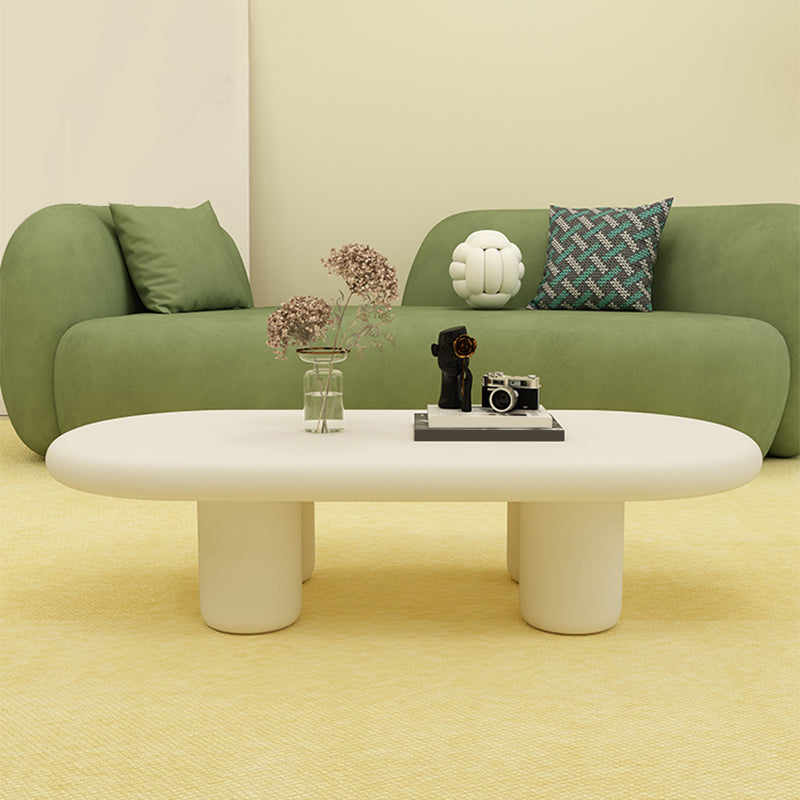 Contemporary Coffee Table 4 Legs Single Coffee Cocktail Table