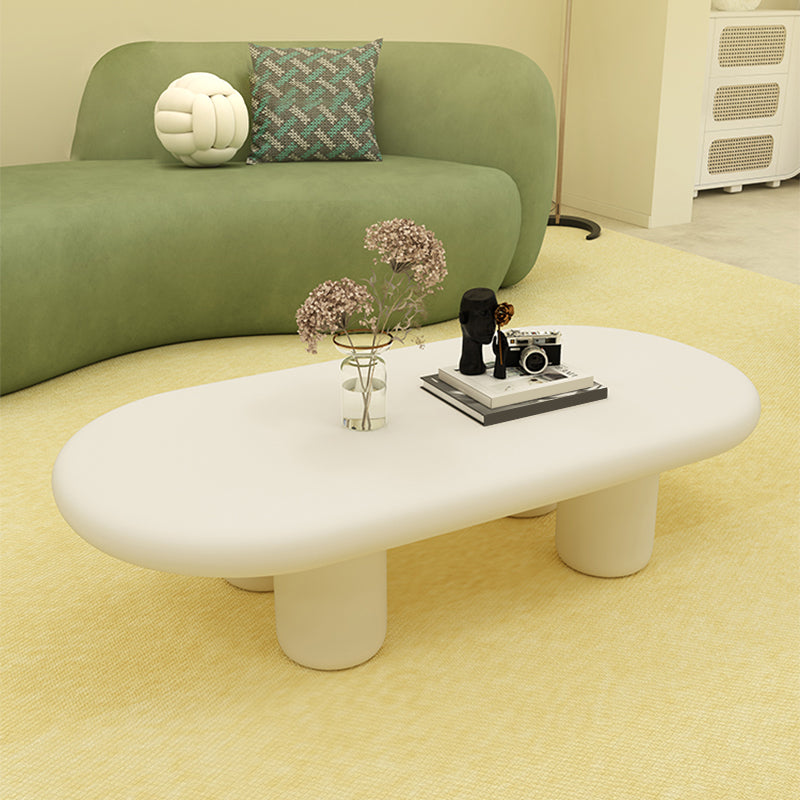 Contemporary Coffee Table 4 Legs Single Coffee Cocktail Table