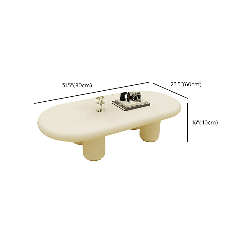 Contemporary Coffee Table 4 Legs Single Coffee Cocktail Table