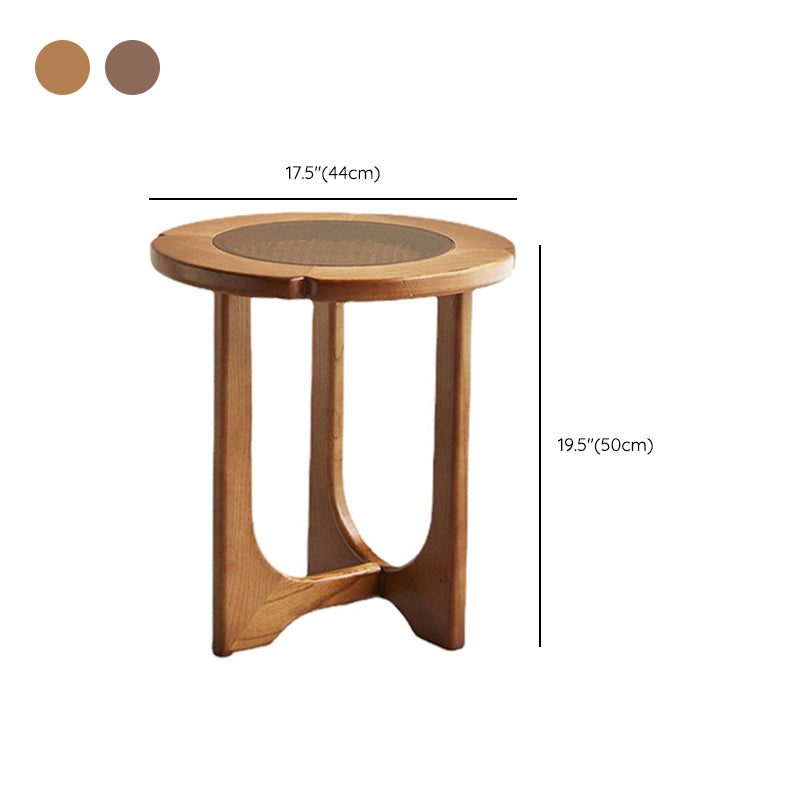 Cross Legs Cocktail Table Tropical Glass Coffee Table No Distressing