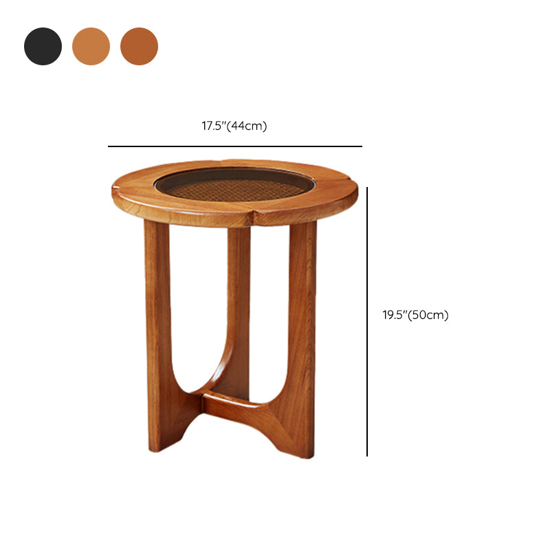 Glass Top Coffee or End Table Black Cross Legs Coffee Cocktail Table