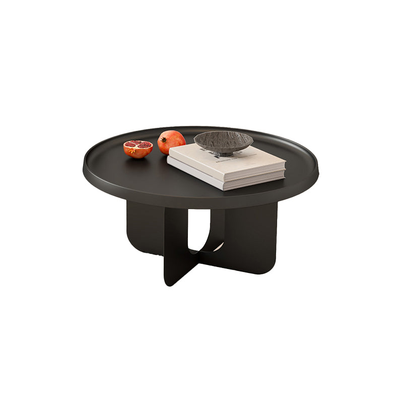 Abstract Coffee Table Modern Metal Tray Top Coffee Cocktail Table