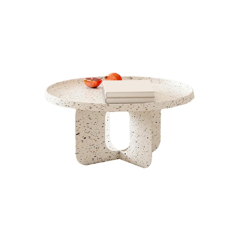 Abstract Coffee Table Modern Metal Tray Top Coffee Cocktail Table