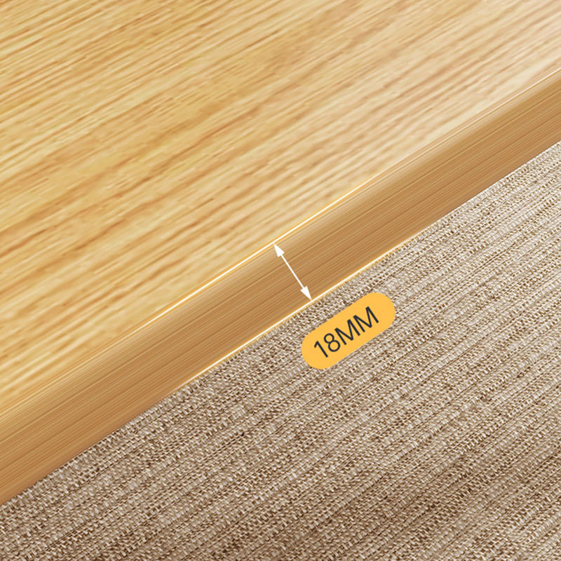 Foldable Wooden Coffee Table Elliptical 4 Legs Cocktail Table