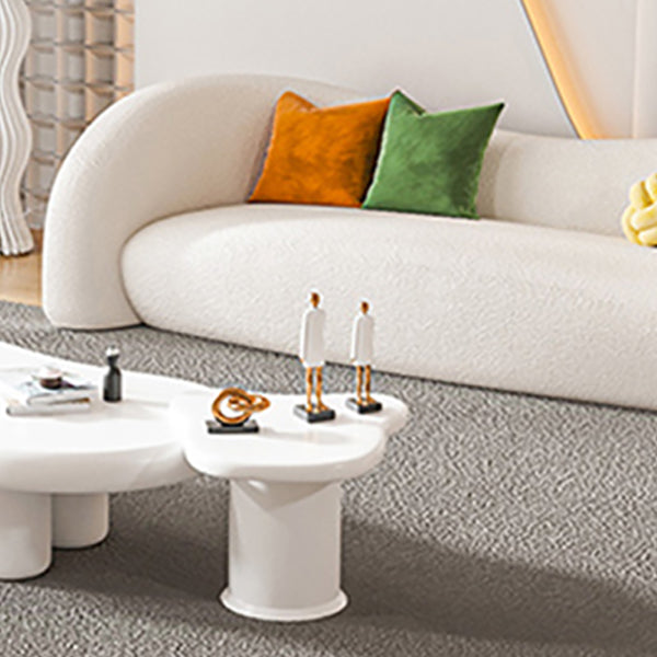 4 Legs Coffee Table Geometric Wood Coffee Coffee or End Table