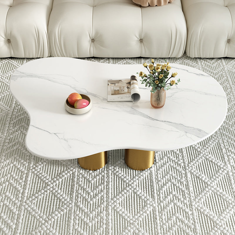 Abstract Coffee Table Contemporary Geometric Slate Coffee Cocktail Table