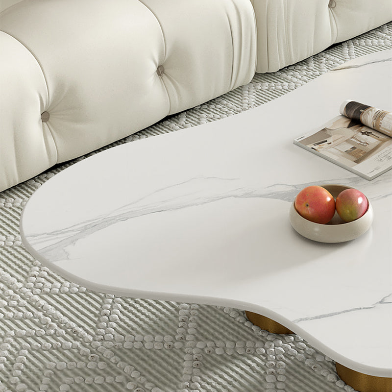 Abstract Coffee Table Contemporary Geometric Slate Coffee Cocktail Table