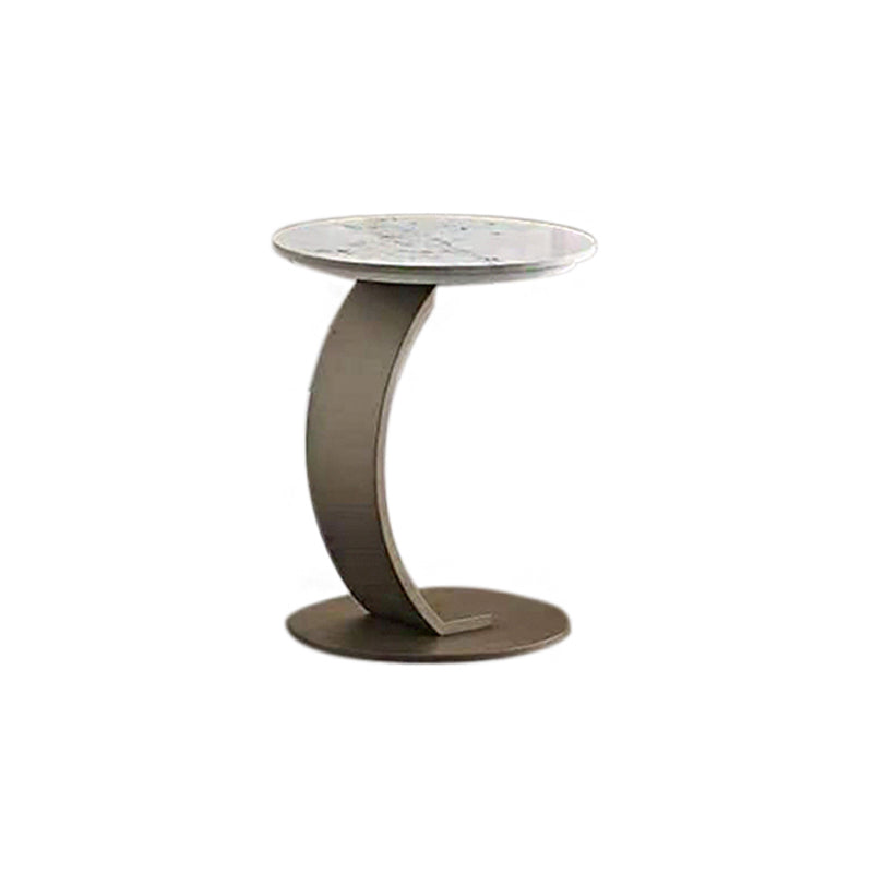 Abstract Stone Coffee Table with Storage Luxurious 1 Single Cocktail Table