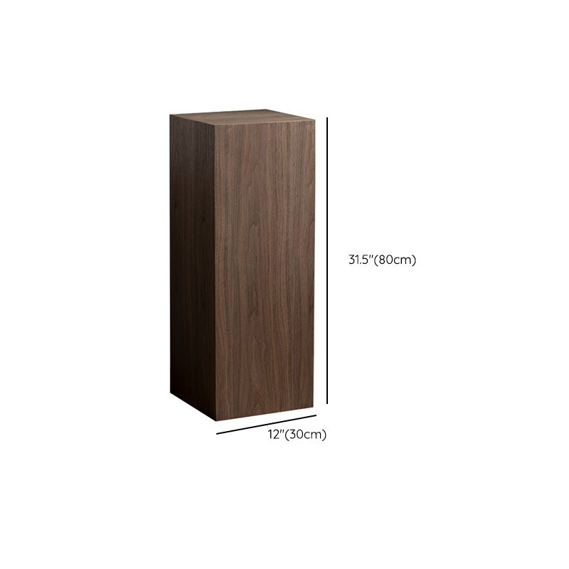 Contemporary Coffee Table Solid Wood Pedestal Coffee Cocktail Table