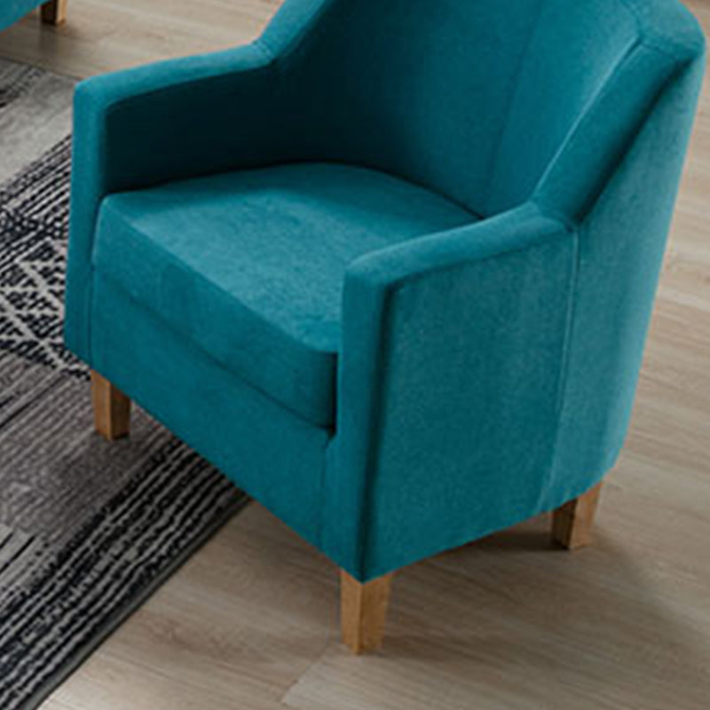 Scandinavian Living Room Arm Chair Solid Wood Frame Accent Armchair