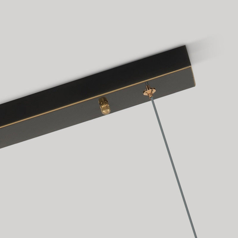 Modern Golden/Black Ceiling Light LED Kitchen Island Lighting for Bedroom
