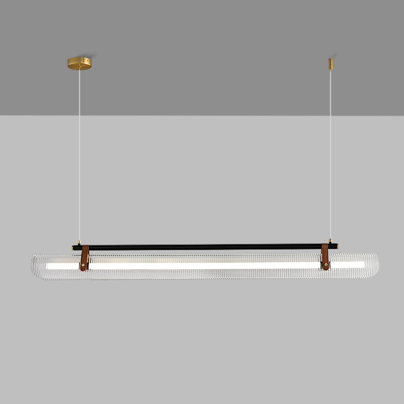 LED Island Lamp Modern Style Island Hanging Lamp with Acrylic Shade for Dining Room