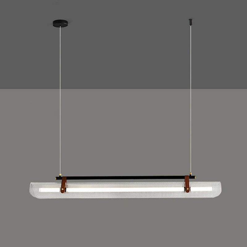 LED Island Lamp Modern Style Island Hanging Lamp with Acrylic Shade for Dining Room