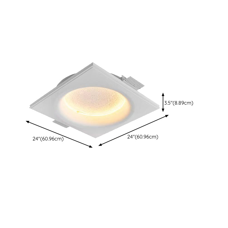 1 Light Circular Flush Mount Wall Sconce Contemporary Wall Light Sconces